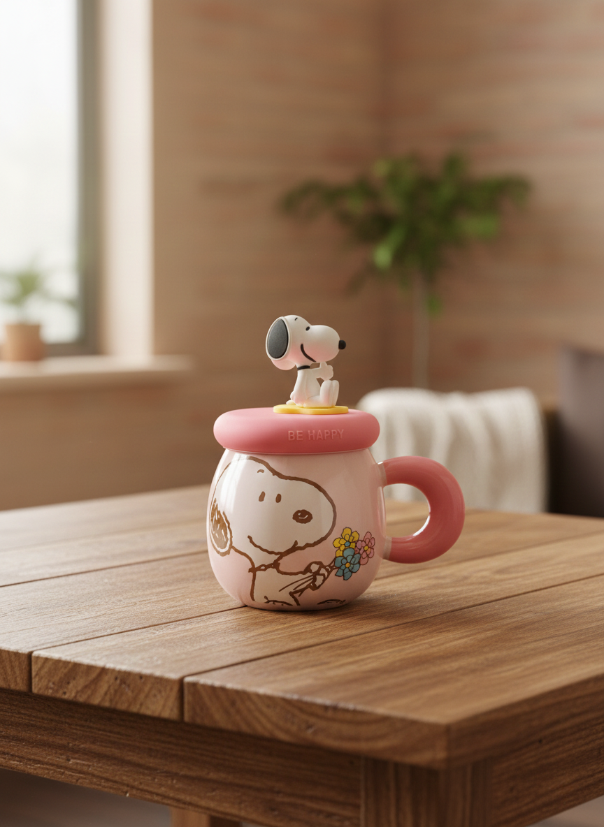 Snoopys ceramic coffee mug